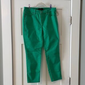 Talbots Green Flawless Five Pocket Slim Ankle Jeans